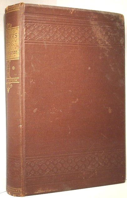 Image for Memoirs of Dr. Winthrop Harly Hopson