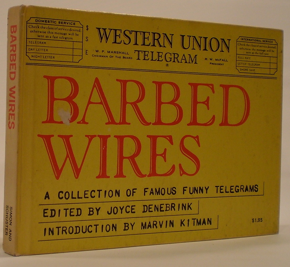 Image for Barbed Wires A Collection of Famous Funny Telegrams
