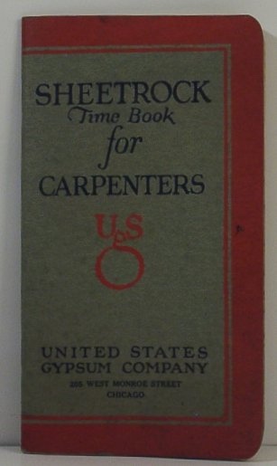 Image for Sheetrock Time Book for Carpenters